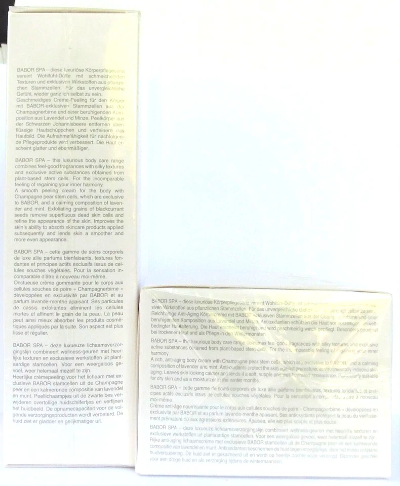 Exfoliante relajante y mantequilla corporal Babor lavanda menta Foto 2 de 3