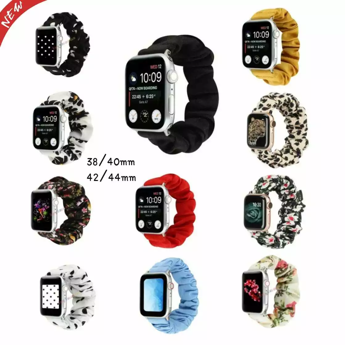Apple watch strap scrunchie hot sale