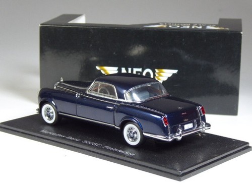 (KI-05-27) Neo Scale Models Mercedes 300 SC Pininfarina blu intenso in scala 1:43 in confezione originale - Foto 2 di 2