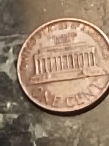 1988 no mint mark rare Penny With Raised Rim On Back - Picture 6 of 7