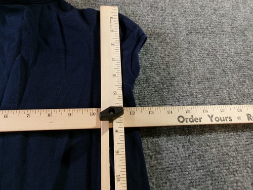 Polo Ralph Lauren Dress Girls 6 Blue Short Sleeve Cotton Pique Dress Preppy - Picture 9 of 10