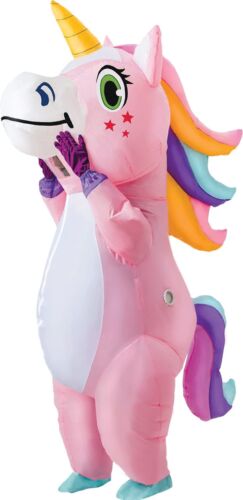 Adult & Kid Full Body Inflatable Unicorn 4 Colors! Halloween Cosplay Costume - Picture 2 of 19