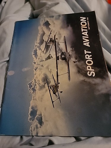 Sport Aviation Magazine Aircraft Airplanes September 1983 Volume 32 Number 9 - Foto 1 di 24