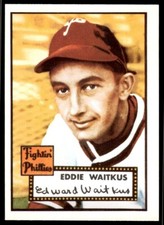 1983 Topps 1952 Reprint Series Eddie Waitkus Philadelphia Phillies #158