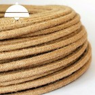 Retro HEMP / HESSIAN (Cotton) Woven 3-Core cable