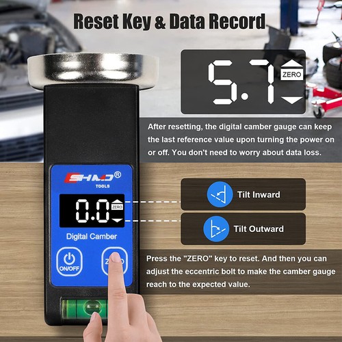 Digital Magnetic Gauge Tool For Car Truck SUV Camber Castor Wheel Alignment Tool - Bild 5 von 17