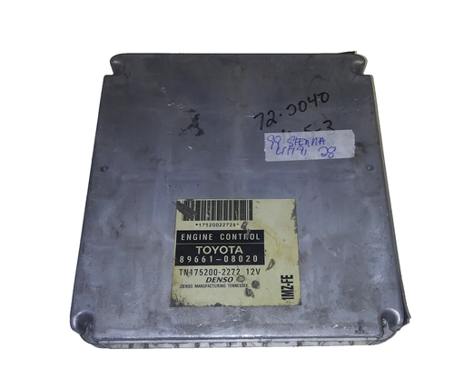 89661-08020 ecu ecm computer 1999 Toyota Sienna - Picture 1 of 4