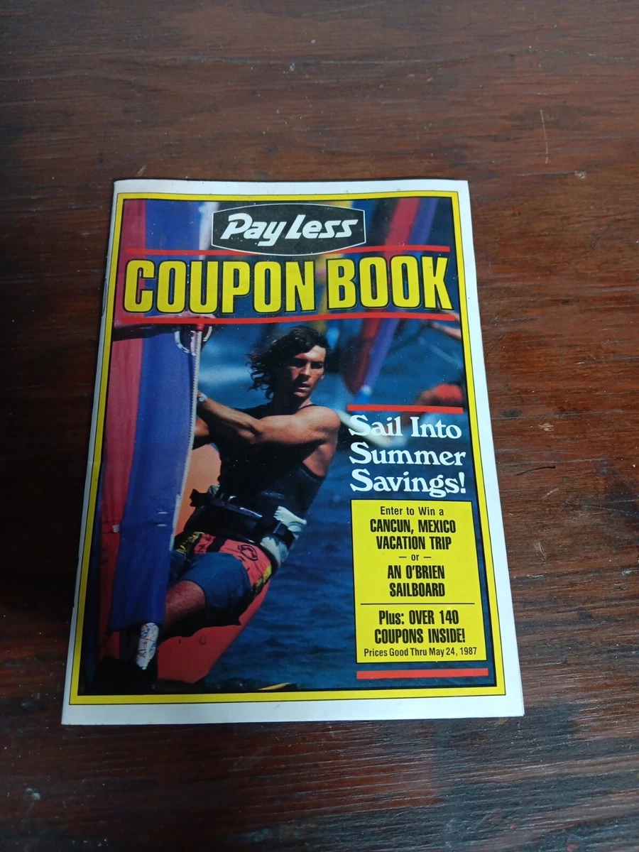 Vintage 1987 Payless Store Coupon Book