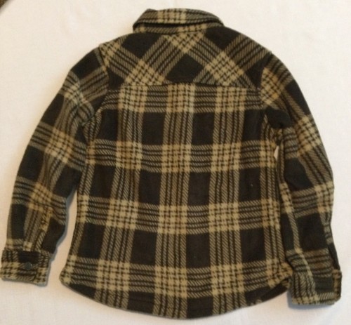 Eddie Bauer Boy's Snap Button Sherpa Lined Brown Shack-it Jacket Size 6/7 NWT - Picture 6 of 10