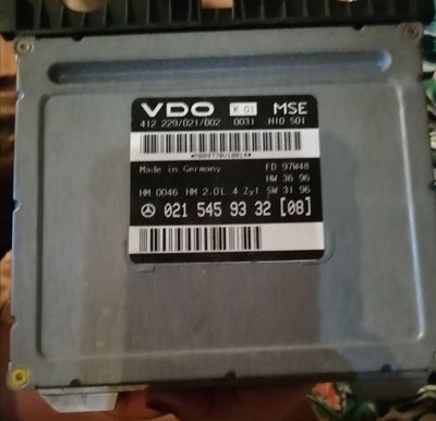 Mercedes W202 C180 Engine Control Unit ECU 0215459232 VDO MSE HM MSG