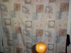Bacova Tan Blue Ocean sealife beach design Starfish Seahorse shower curtain Euc