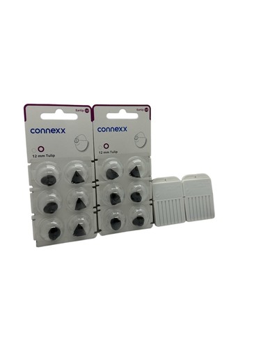 TruHearing 6 & 7 RIC 3.0 Eartips Size 12mm Tulip & 3.0 Nanocare filter (2 pack) - Picture 6 of 9