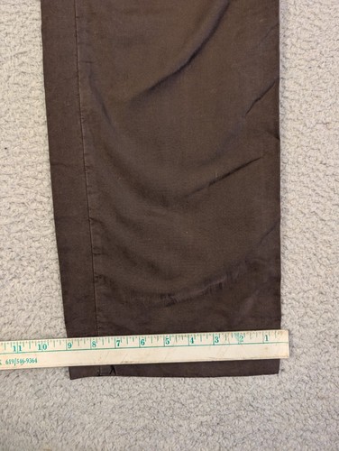 Masons Em Pants Mens 32x34 Brown Cotton Chino Flat Front Made in Italy Designer - Picture 10 of 10