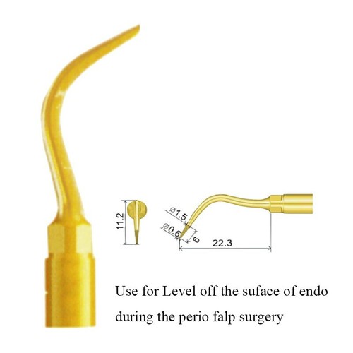Dental Scaler Piezo Surgery Ultrasonic Tips Fit for Woodpecker/Mectron Handpiece - Picture 44 of 45