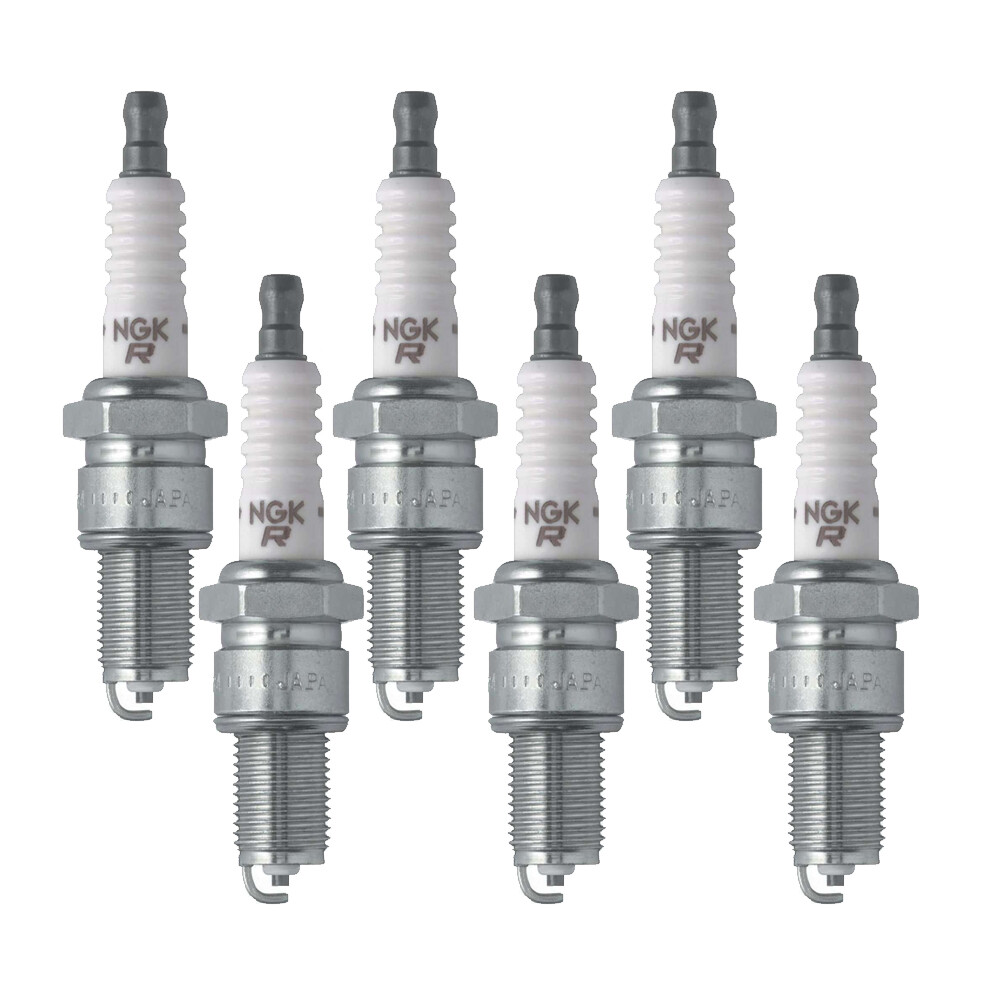 NGK Set of 6 Standard Spark Plugs 0.025 for Silver Wraith Silver Cloud 4.9 L6