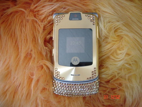 Motorola V3i D&G-Dolce&Gabbana-Teil-Veredelung mit Orig.Swarovski Kristallen-NEU - Bild 2 von 3