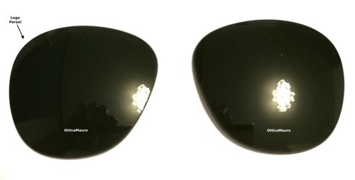 Persol 649 crystal GREEN lenses / lenti di ricambio originali Po 649 verde - Imagen 1 de 3