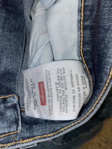 Wrangler Jeans Mens 30x30 NWOT Blue Relaxed Fit Denim Jeans 9TRLFSM Medium Wash - Picture 9 of 15