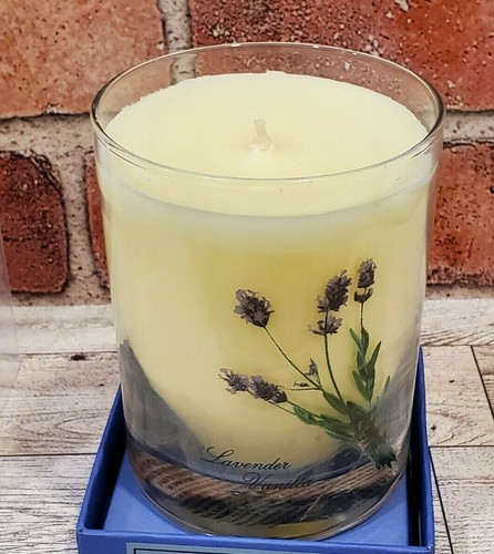 Lavender Vanilla Bath & Body Works Aromatherapy 10oz 1 Wick Candle - Picture 3 of 4