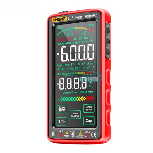 ANENG 683 682 681 Digital Multimeter AC/DC Capacitance Meter Diode Tester Tool - Picture 44 of 48
