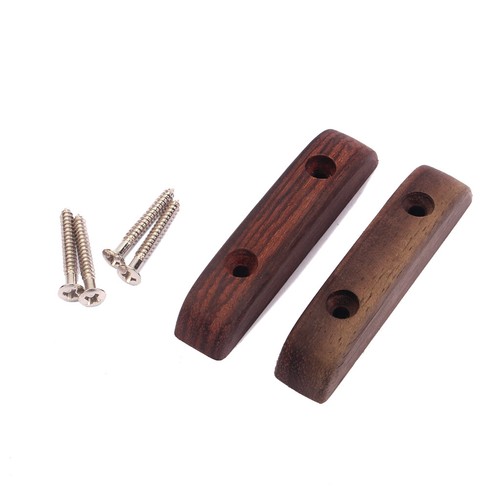 1 Pair Rosewood Guitar Bass Thumb Rest Tug Bar Finger Pull Rest Thumb Buckle - Picture 4 of 9