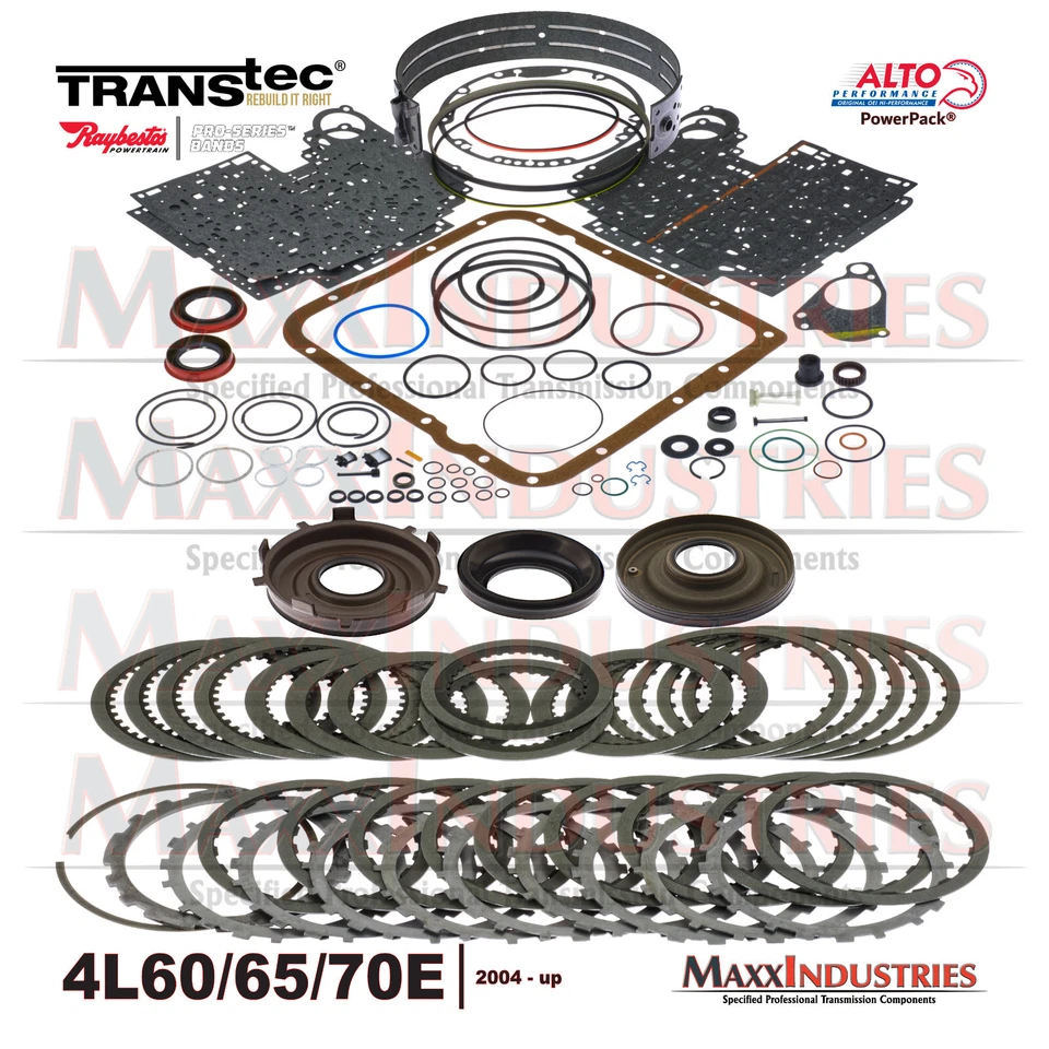 Kit de reconstrucción de rendimiento de transmisión 4L60E 2004-up con 3-4 PowerPack® Alto HEG Foto 2 de 4