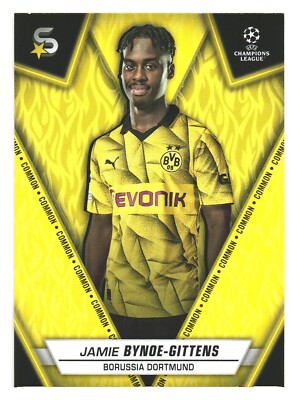 2023-24 Topps UCC Superstars BVB Borussia Dortmund Common Jamie Bynoe-Gittens
