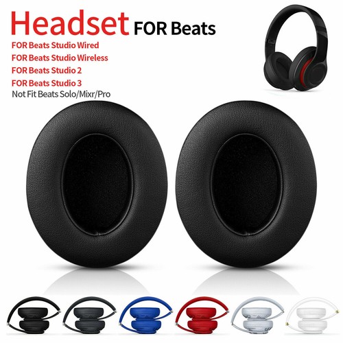 Ear Pad Cushion Replacement For Beats Dre Studio 2 3 Wireless / Wired One Pair - Picture 2 of 10