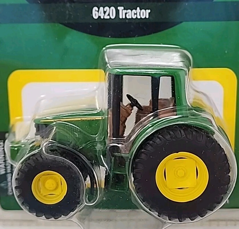 MTH O Gauge John Deere Flat Car w/ 6420 Tractors