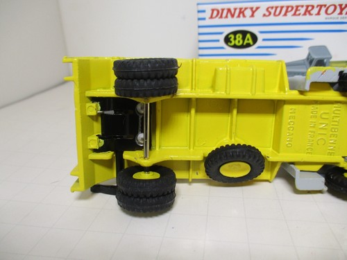 RARE FRENCH DINKY SUPERTOYS #38A-F RESTORED UNIC MULTI-BUCKET TRUCK REPRO BOX NM - Picture 15 of 15