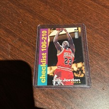 1995-96 Upper Deck Collector's Choice - Checklist #210 Michael Jordan