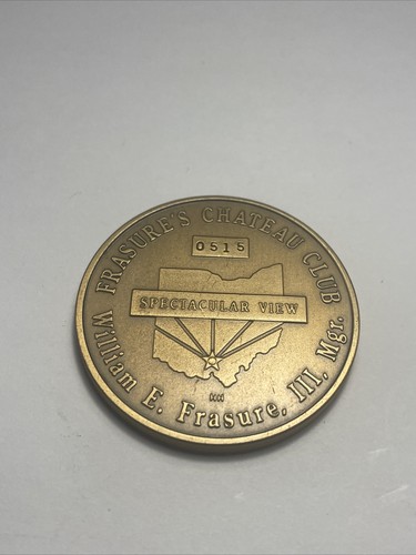 Frasure's Chateau Club Lucasville, Ohio Members Private Dining Club TOKEN - Picture 2 of 7