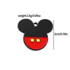 50Pcs cartoon mickey head Charm necklace Pendant DIY Jewelry Making