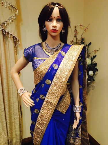 Goud A23 Saree Diwali Fancy Bollywood Party Zilver Indian Design Geel Sari N80nOmwyv