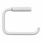 Blomus WC-Rollenhalter Modo, Toilettenrollenhalter, Stahl Titanbeschichtet White