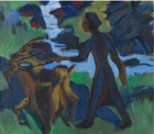 Ernst Ludwig Kirchner Woman with Goat : Archival Quality Giclée Art Print 1938