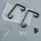 2 Pack Wall Hook Heavy Duty Metal Hanging Plant Bracket Wall Mounted tiVnQ