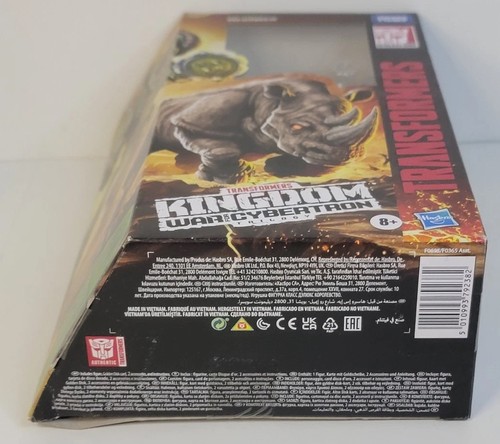 Hasbro Transformers Kingdom Rhinox Voyager Figure War for Cybertron DAMAGE Box - Picture 11 of 16