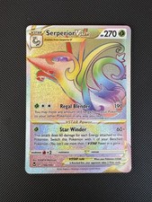 POKEMON SERPERIOR VSTAR SILVER TEMPEST 196/195 RAINBOW RARE NM/M on eBay