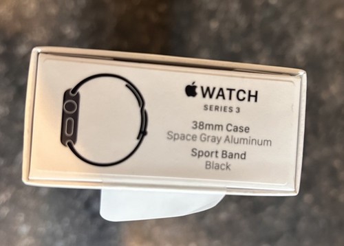 Apple Watch Series 3 BOX with inserts and Black strap - Zdjęcie 4 z 4