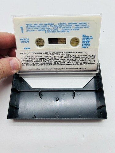 BUDDY HOLLY 5 Cassette Tape Lot The Collectors Western Bop Clovis Lubbock - Foto 5 di 17