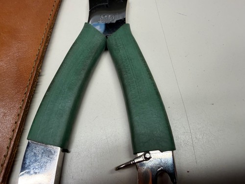 DBGM FISHING SHEARS / SCISSORS WESTERN GERMANY 1701 416 SOLINGEN W/ STOW POUCH - Picture 4 of 8