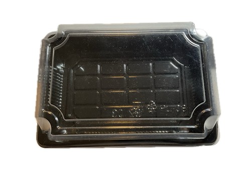 Sushi Tray (SZ 11 ) 150 Sets Container With Lids 10”x7.5”x2” Large Size - Bild 2 von 4