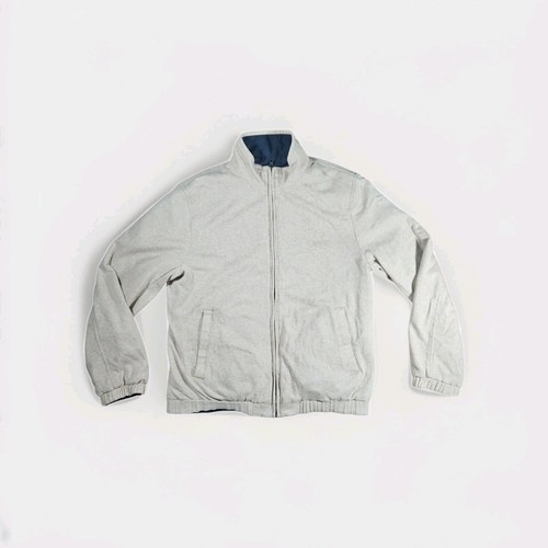 Brooks Brothers Cashmere Cotton Blend Reversible Nylon Bomber Jacket M - Picture 1 of 5