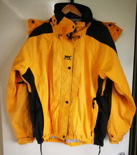 Helly-Hansen Ski / Segel wasserdichte Jacke Hi Vis gelb / schwarz XL Fit