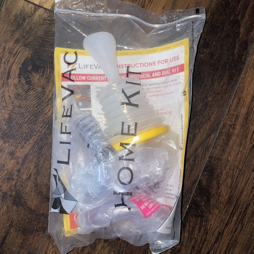 LifeVac für Haus & Erste Hilfe Sets Ersticken Atemwegsrettungsgeräte nie benutzt