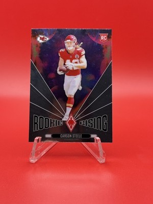 2024 Panini Phoenix - Rookie Rising Carson Steele #RR-CSE (RC)