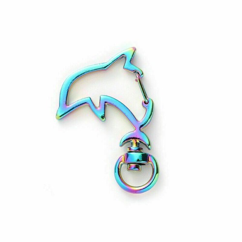 Key Clasp Keyring Lobster Keychain  Iridescent Keyring Split CraftRainbow Ring - Picture 21 of 22