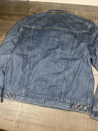 Todd Snyder Selvedge Denim Trucker Jacke Herren L DYLAN Jeans Medium Wash NEU $ 328 - Bild 7 von 9