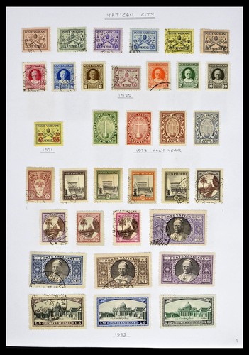 VATICAN Italy Holy See 1852-2008 MH Used w Provisional Set 1934 Stamp Collection - Picture 3 of 12
